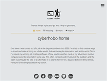 Tablet Screenshot of cyberhobo.net